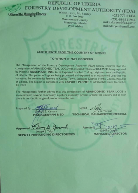 Rosemart permit