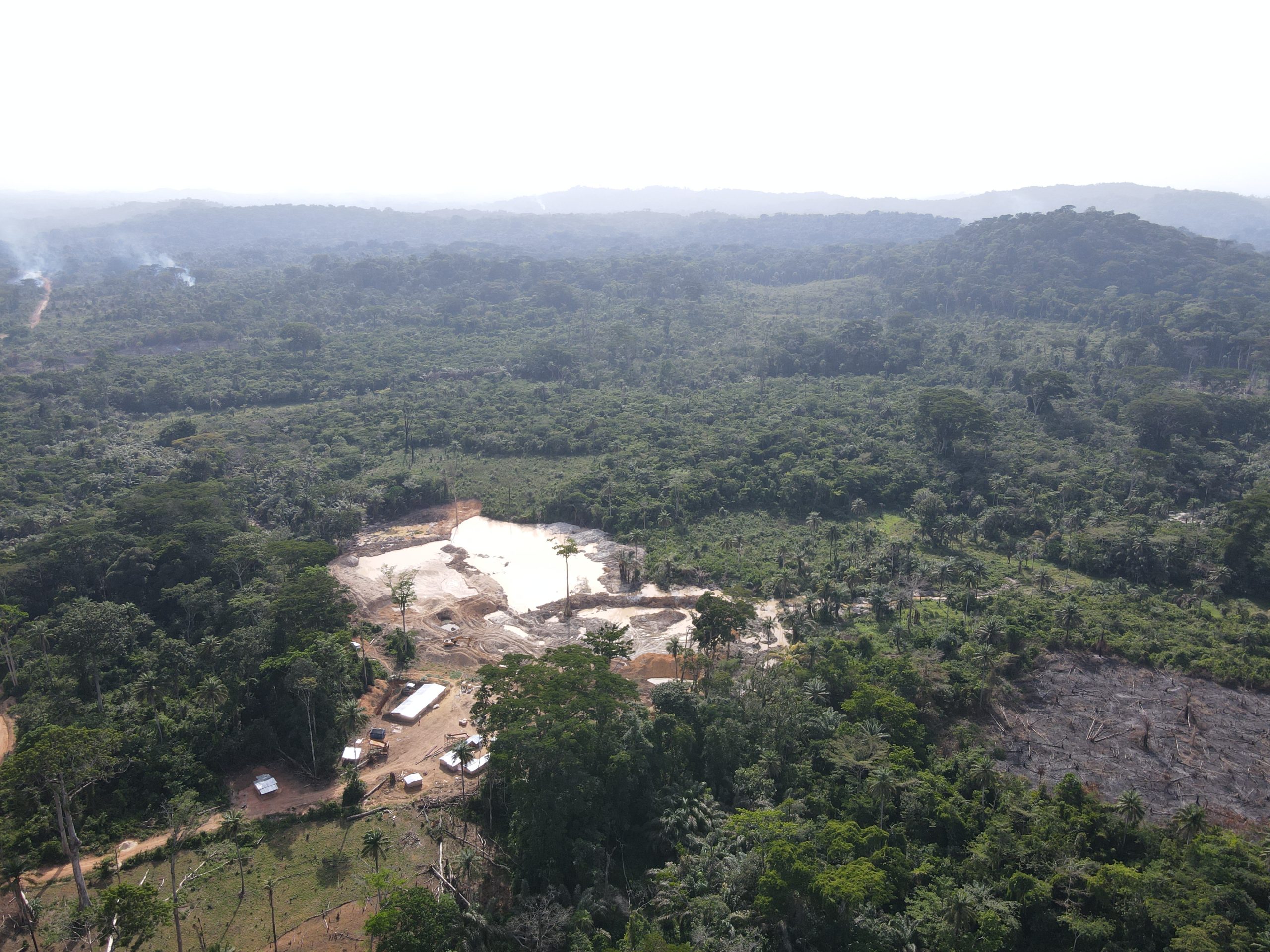 A drone shot of Betiba Betiba