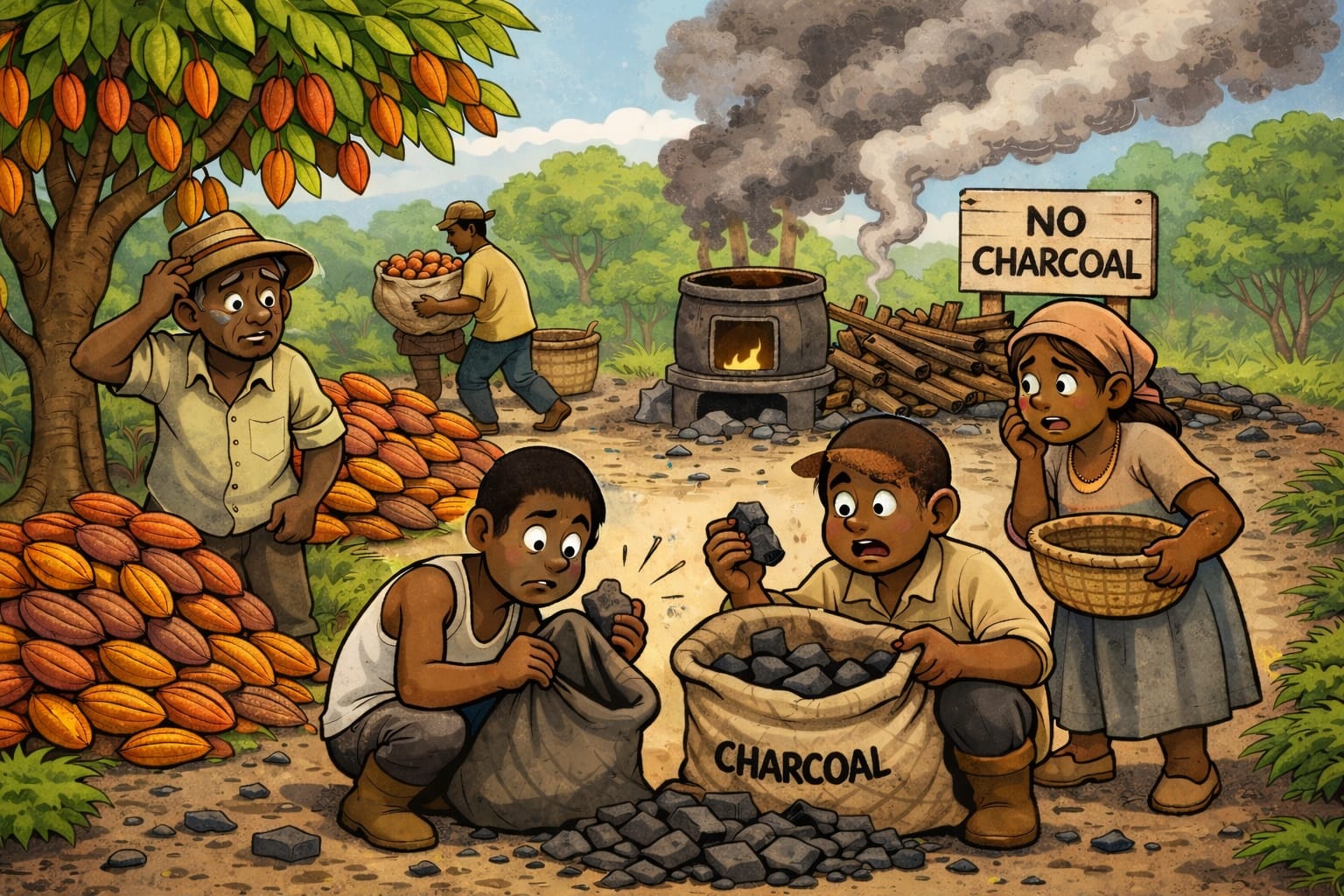 Visual of charcoal shortage in Grand Gedeh Visual of charcoal shortage in Grand Gedeh